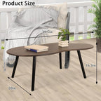 Modern Coffee Tables for Living Room Cloud Shape Center Table Industrial - Image 3