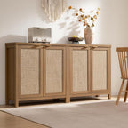 SICOTAS Sideboard Buffet Coffee Bar Cabinet - Image 7