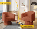 Dewhut Swivel Accent Chair, 360° Swivel Barrel Chair - Image 4