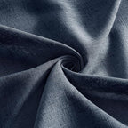 MIULEE Navy Blue Linen Curtains 52x96 Inch Length 2 Panels - Image 8