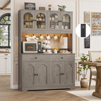 HIFIT 71" LED Kitchen Pantry Cabinet - Image 2