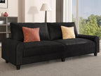 EASE MOOSE 70.6" Velvet Loveseat Sofa, Soft Deep Seat Couches - Image 3
