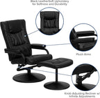 Flash Furniture Rachel Contemporary Multi-Position LeatherSoft Recliner Chair - Image 7