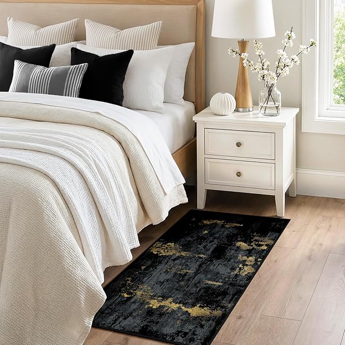 RELEANY Washable 2'x5' Abstract Area Rug - Image 3