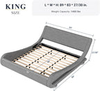 Allewie King Size Bed Frame - Image 2