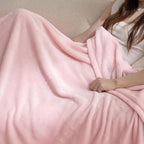 Bedsure GentleSoft Pink Fleece Throw Blanket - Image 5