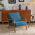 VINGLI Chenille Mid-Century Modern Accent Chair, Cute Reading Arm Chair by VINGLI