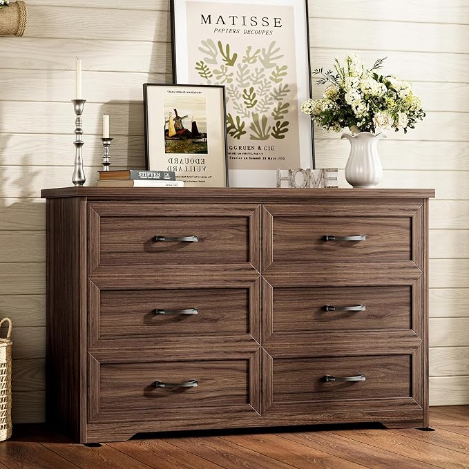 AODK Farmhouse 6 Drawer Dresser by AODK