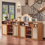 Lerliuo Rattan Wine Cabinet - Image 8