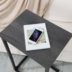 AMHANCIBLE C Shaped End Tables Set of 2, Couch Side Tables that Slide Under Sofa - Image 6