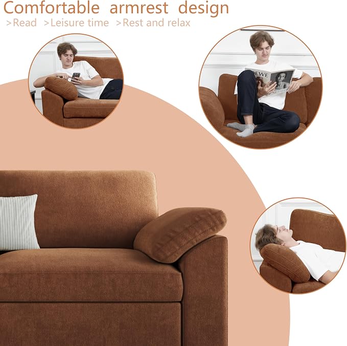 EASE MOOSE Large Sectional Modular Sofa，Large L Shape Sectional Couch Wide Deep - Image 9