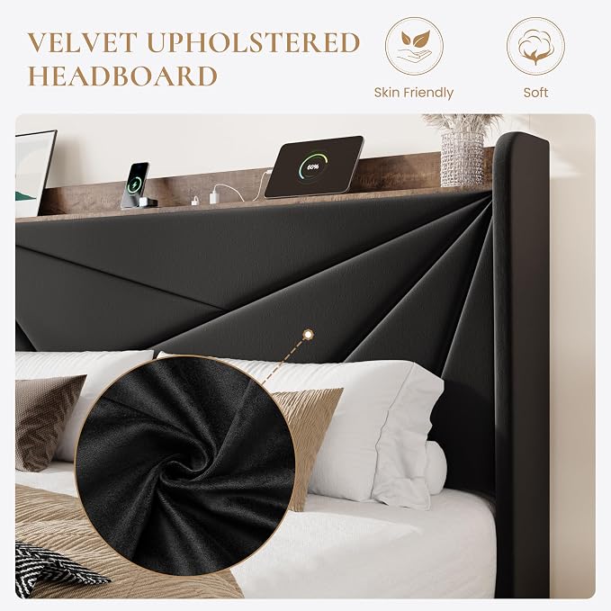 SHA CERLIN Queen Bed Frame - Image 5