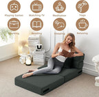 FILUXE Folding Sofa Bed | Convertible Sleeper Chair Bed - Image 3