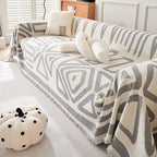 VClife Boho Couch Covers for Sofa, Reversible Plaid Checkered Sofa Slipcover - Image 6