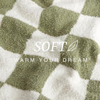 EXQ Home Checkered Throw Blanket, Knitted Blanket - Image 7