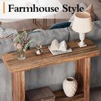LIFECHOVY Farmhouse Wood Entryway Table Narrow Console Tables - Image 5
