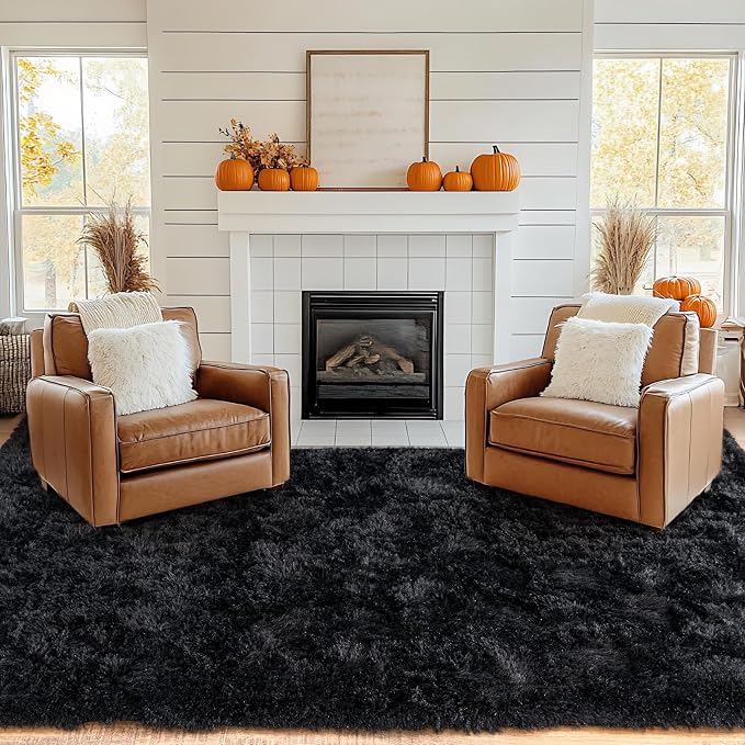 Pionblank Large Rug for Living Room 6x9, Modern Soft Shag Area Rug - Image 2