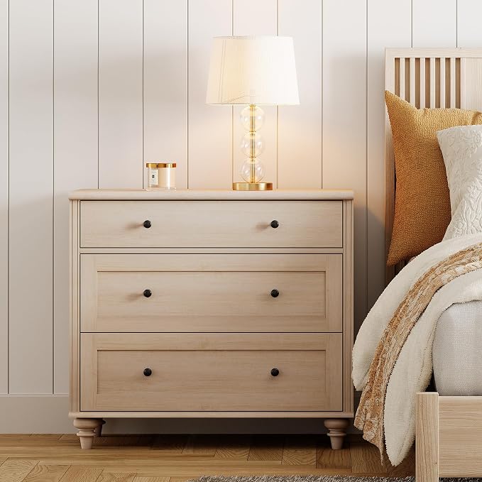 WAMPAT Farmhouse Nightstand - Image 2