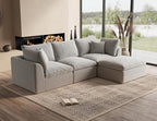 ohllob 110" Cloud Sectional Couches by Ohllob