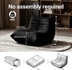 Giant Bean Bag Chair for Adults, Comfy Chairs for Bedroom, Memory Foam Chair - Image 5