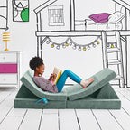 Yourigami Kids and Toddler Play Couch, Convertible Folding Sofa, Durable Foam by Yourigami