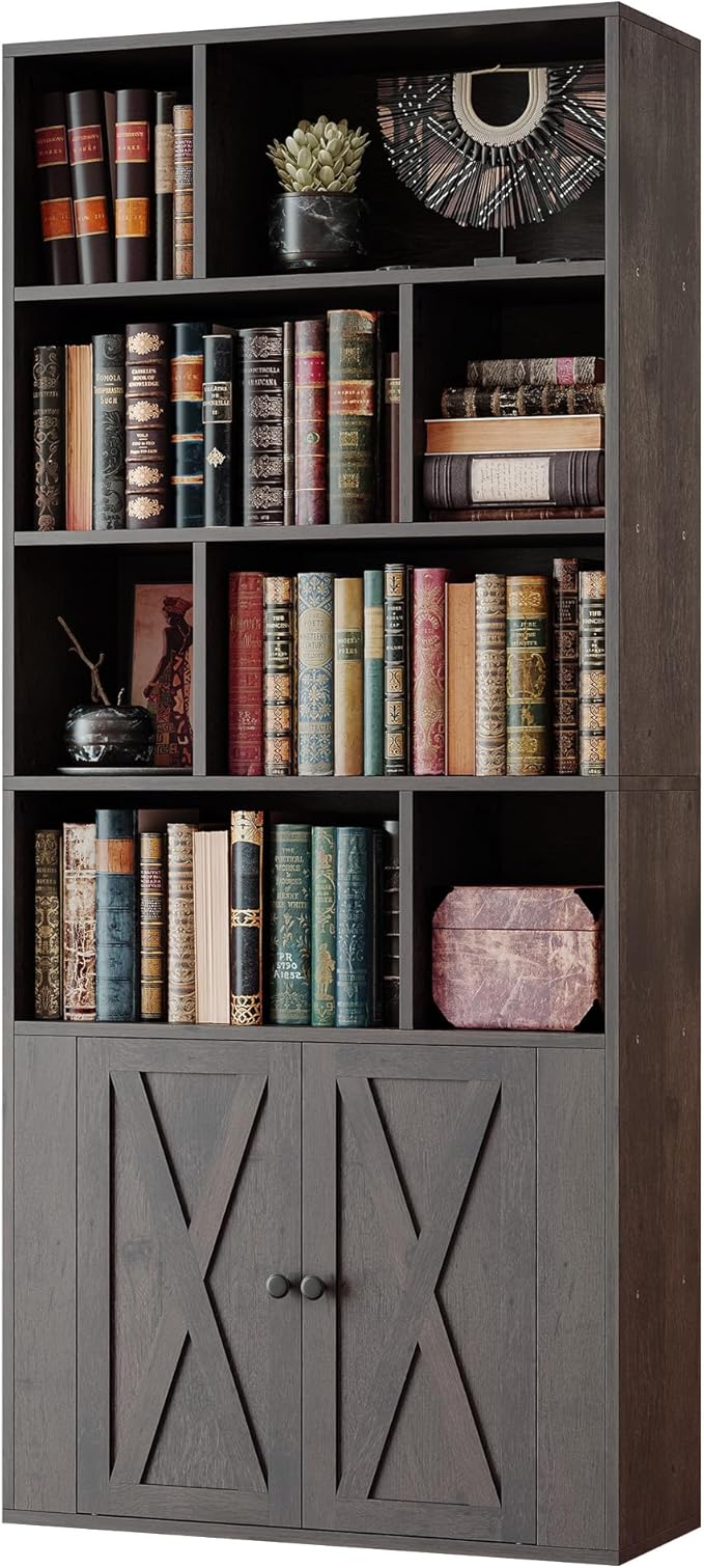 IRONCK Book Shelf, Tall Bookshelf by IRONCK