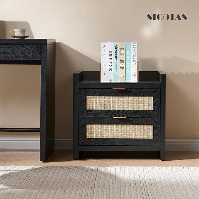 SICOTAS Night Stand Bedside Table - Image 5