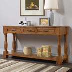 Knocbel Long Antique Entry Console Table - Image 7