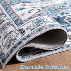 SERISSA 4x6 Washable Non Slip Boho Area Rug - Image 8