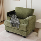 Oversized Living Room Chairs Set of 2, Comfy Accent Chair - Image 3