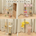 4 Shelf Clear Acrylic Display Case - Image 5