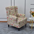 KRFOONN Wingback Chair Covers Slipcovers 2 Piece Stretch Wing Chair Covers - Image 2