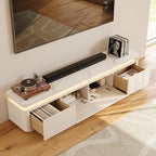 POVISON Fully Assembled 79" Mid-Century Modern TV Stand - Image 2