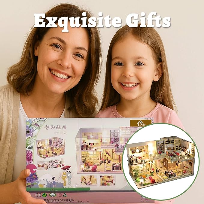 Flever Dollhouse Miniature DIY House Kit - Image 8