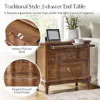 HULALA HOME Solid Wood Storage End Tables - Image 3