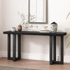 Geometric Design Console Table by Unknown