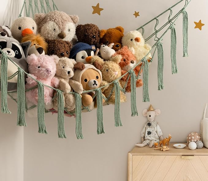 mirolam Stuffed Animal Storage Hammock or Net - Image 2