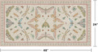 Light Pink Washable Bathroom Rug - Image 2
