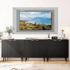 Vrullu Modern Storage Cabinet, Wood Accent Cabinet - Image 7
