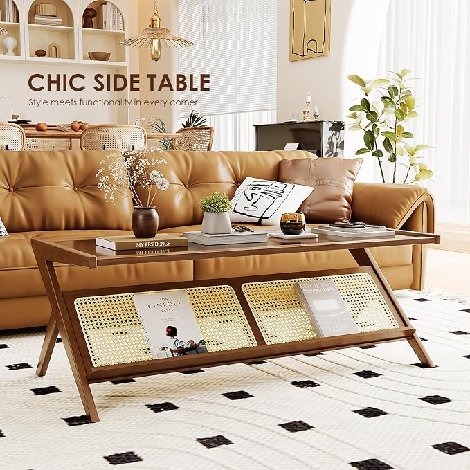 Bamworld Rattan Coffee Table - Image 3