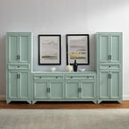 Crosley Furniture Tara 3-Piece Modern Farmhouse Sideboard Buffet Cabinet and - Image 8