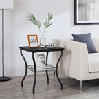 VECELO 3 Pieces Living Room Table Sets, Coffee and End Tables - Image 5