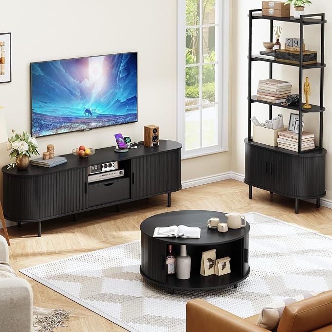ONBRILL 69" TV Stand with Power Outlet - Image 7