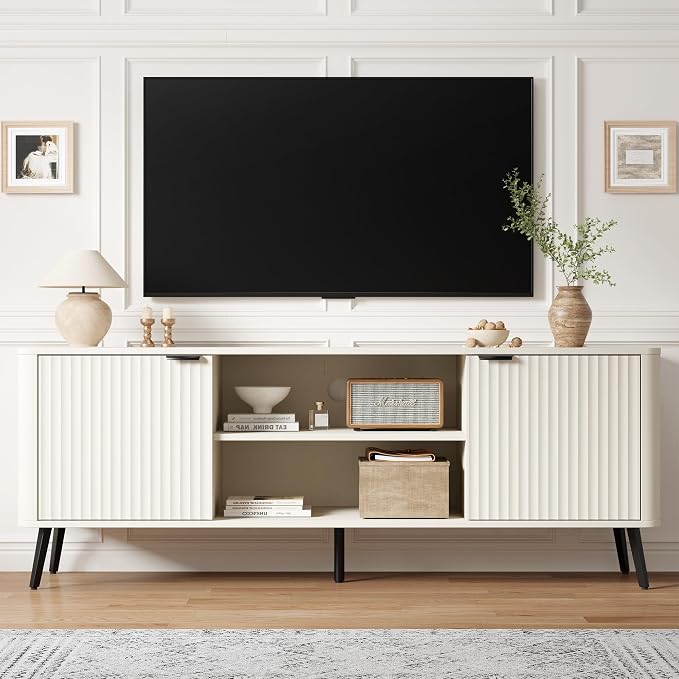 Fatmok TV Stand, Mid Century Entertainment Center by Fatmok