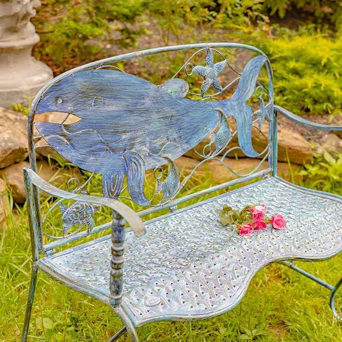Lesera Ltd. Coastal Blue Metal Furniture Collection - Image 3