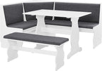 Linon Lucy Charcoal Nook by Linon