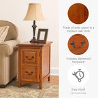Leick Home Shaker End Table, Solid Wood, - Image 3