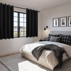 Blackout Curtains for Bedroom, 52 x 54 Inches Long, 2 Panels, Sewn - Image 6