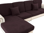 LA MEACK Couch Cushion Covers Seat Cushion Cover Stretch Couch Cover Separate by LA+MEACK