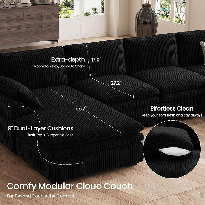 Belffin Large Modular Sectional Sofa - Image 7